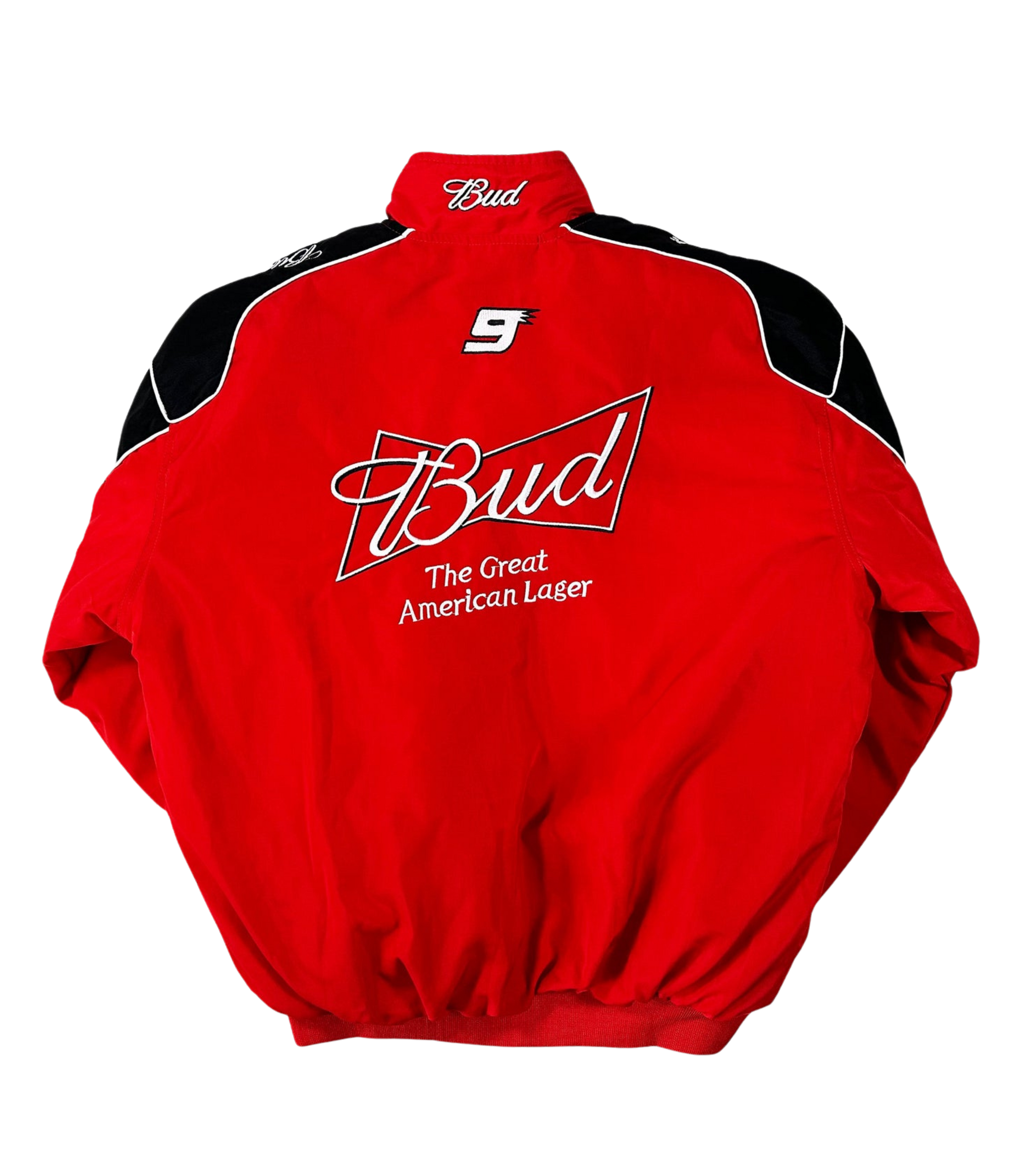 Bdwiser Red Vintage Racing Jacket