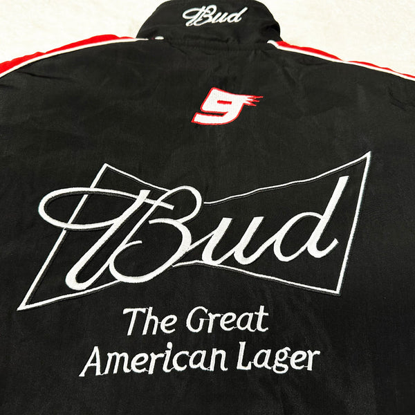 Bdwiser Black Vintage Racing Jacket