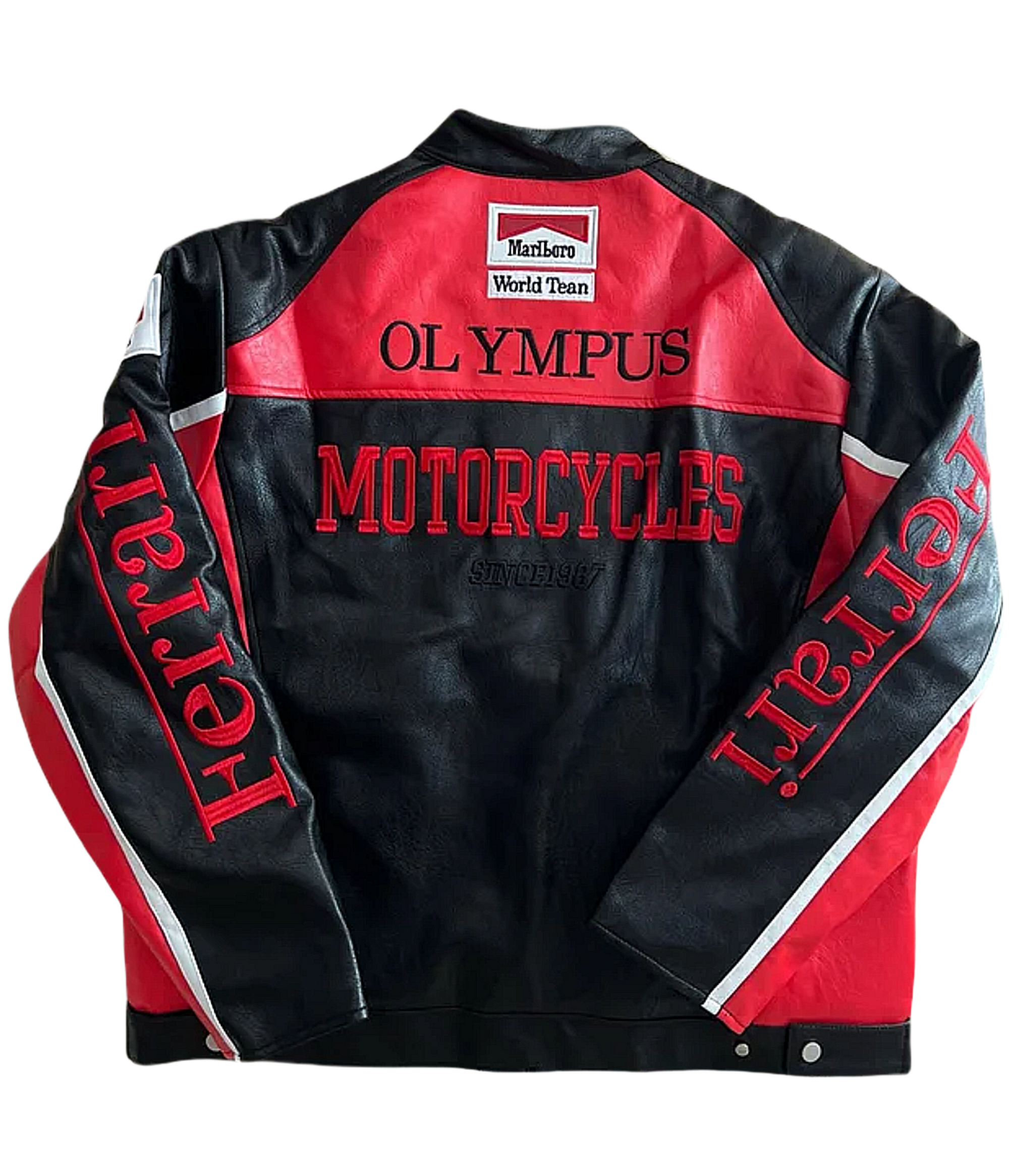 Frrari Leather Jacket Mrlboro Edition