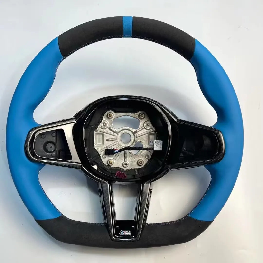 2025 LCI Steering Wheel w/ Carbon Fiber Trim Complete Replacement- BMW G Chassis