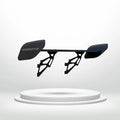 StealthLine Plain Solid Black Spoiler Shelf (Without Under Print)