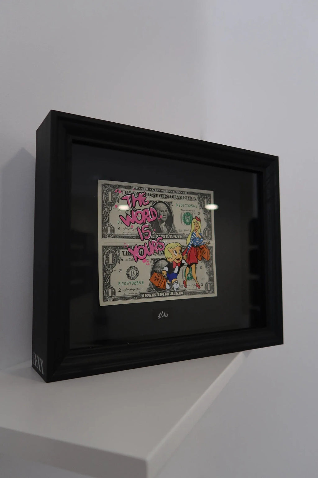 Limited Edition "Sugar Daddy Richie" Double Dollar FrameBills