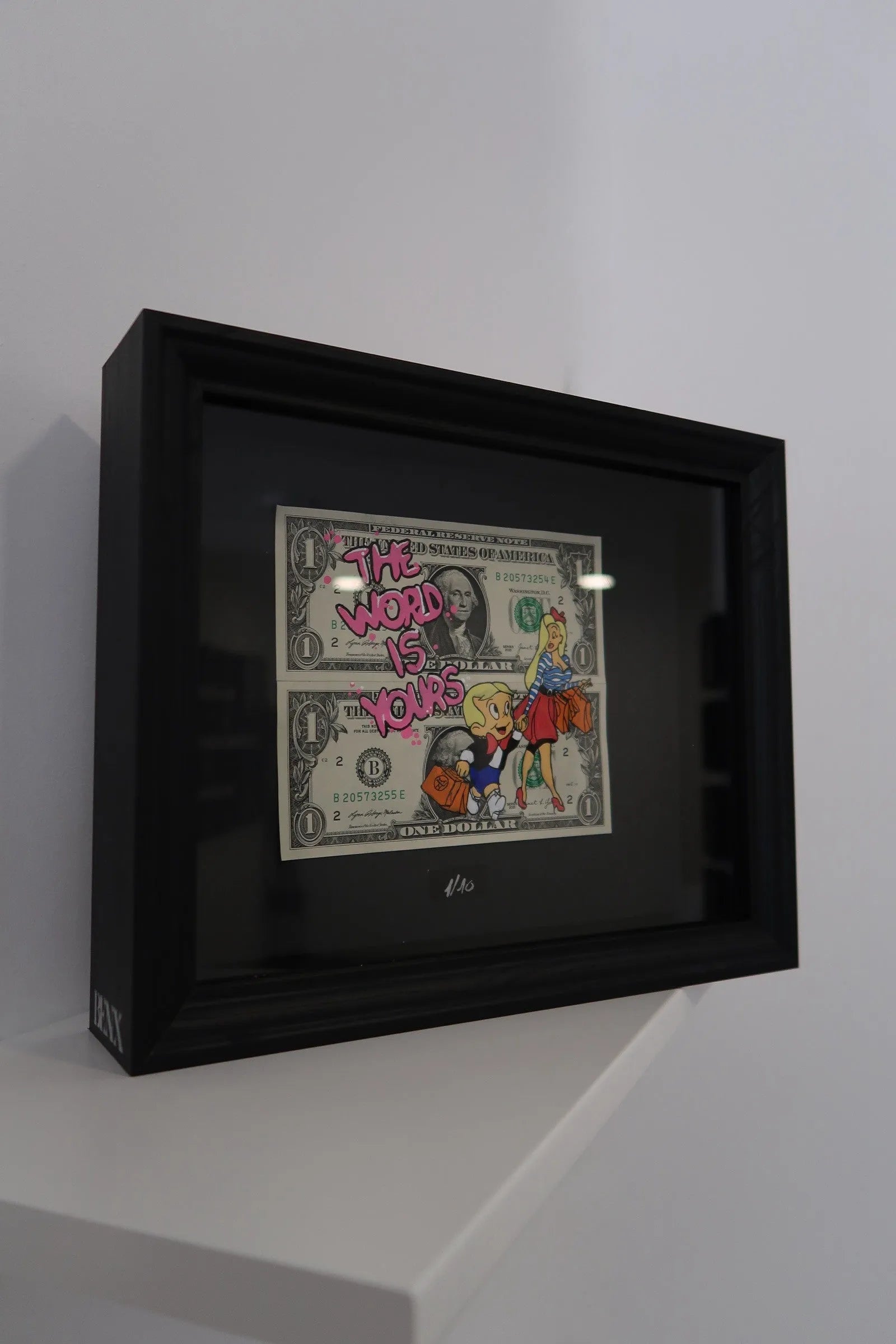 Limited Edition "Sugar Daddy Richie" Double Dollar FrameBills