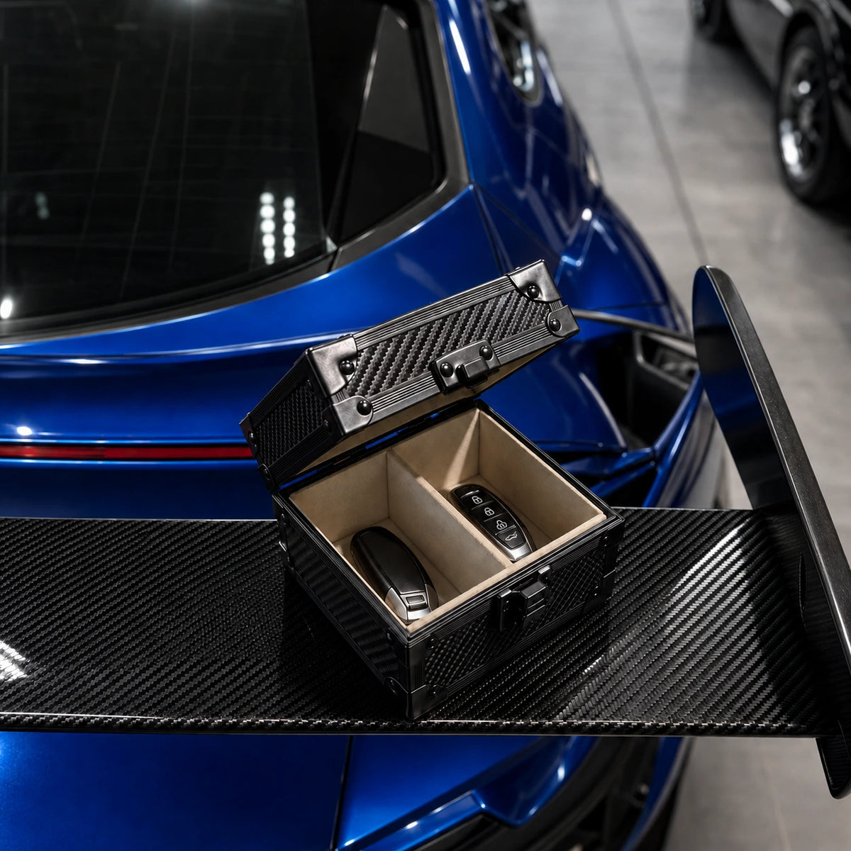 Carbon Fiber Key Case, Compact · Radillon