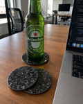 Forged Carbon Fiber Coaster Set of 4 · Karussell