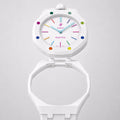 Rubber Strap & Case For AP x Swatch Royal Pop - Huit Blanc
