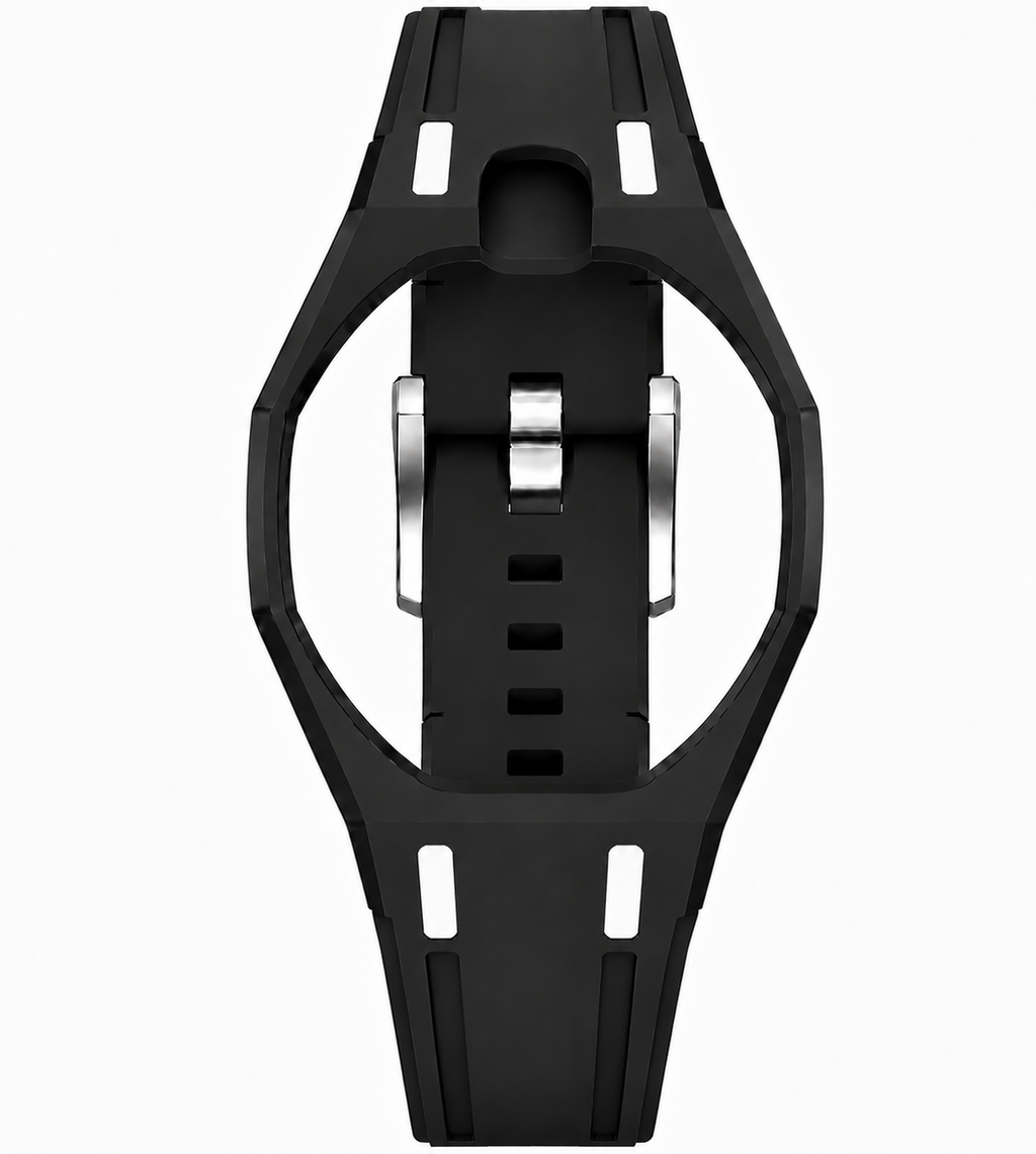 Rubber Strap & Case For AP x Swatch Royal Pop - Ocho Negro