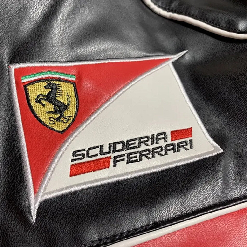 90's Vintage Scuderia Frrari Jacket – Leather Edition