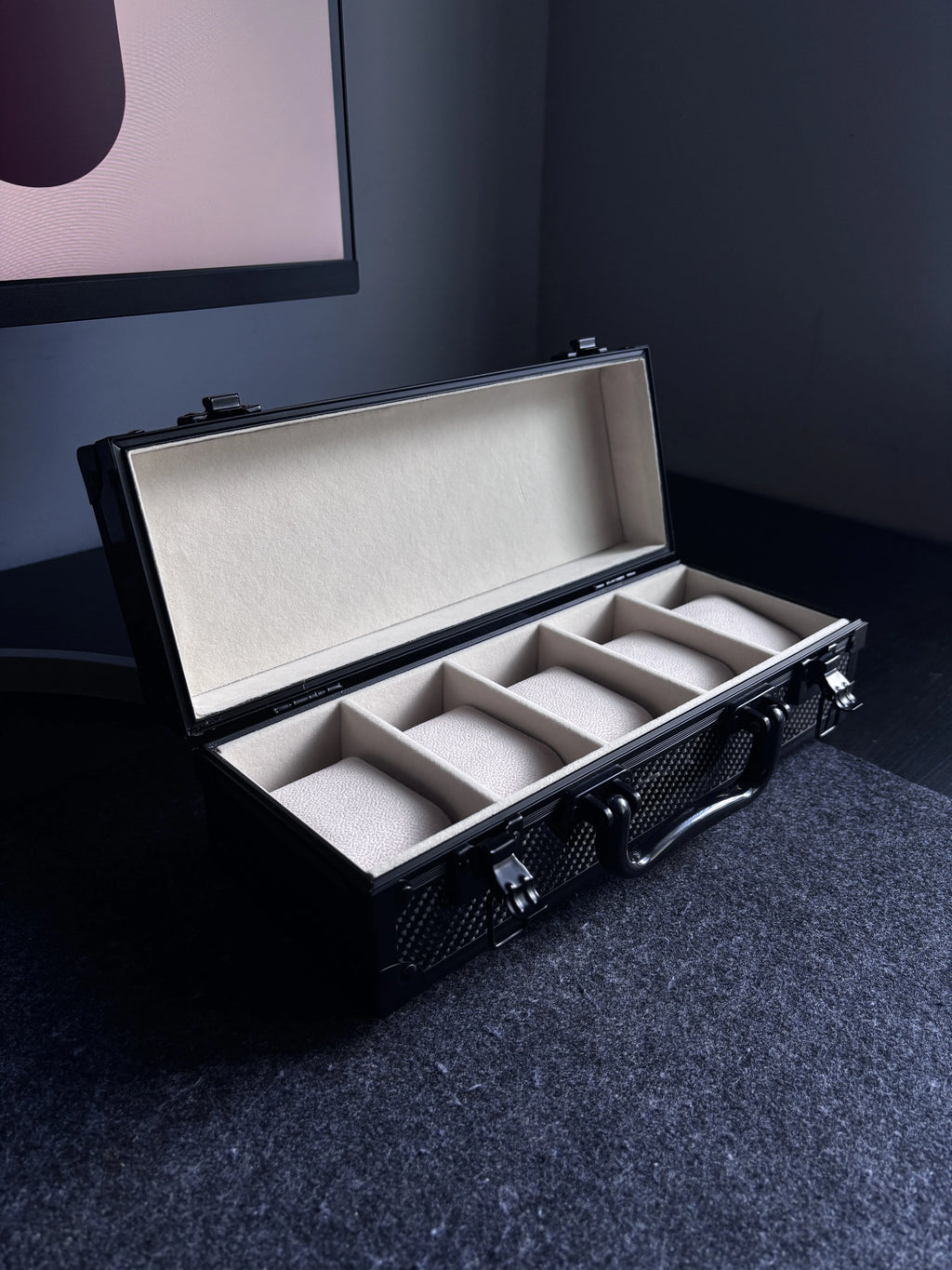 Carbon Fiber Watch Box · Monza