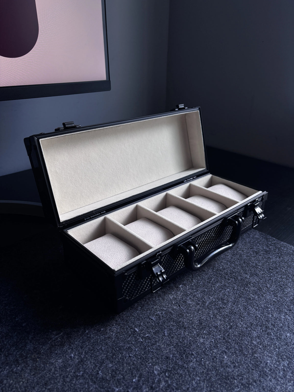 Carbon Fiber Watch Box · Monza
