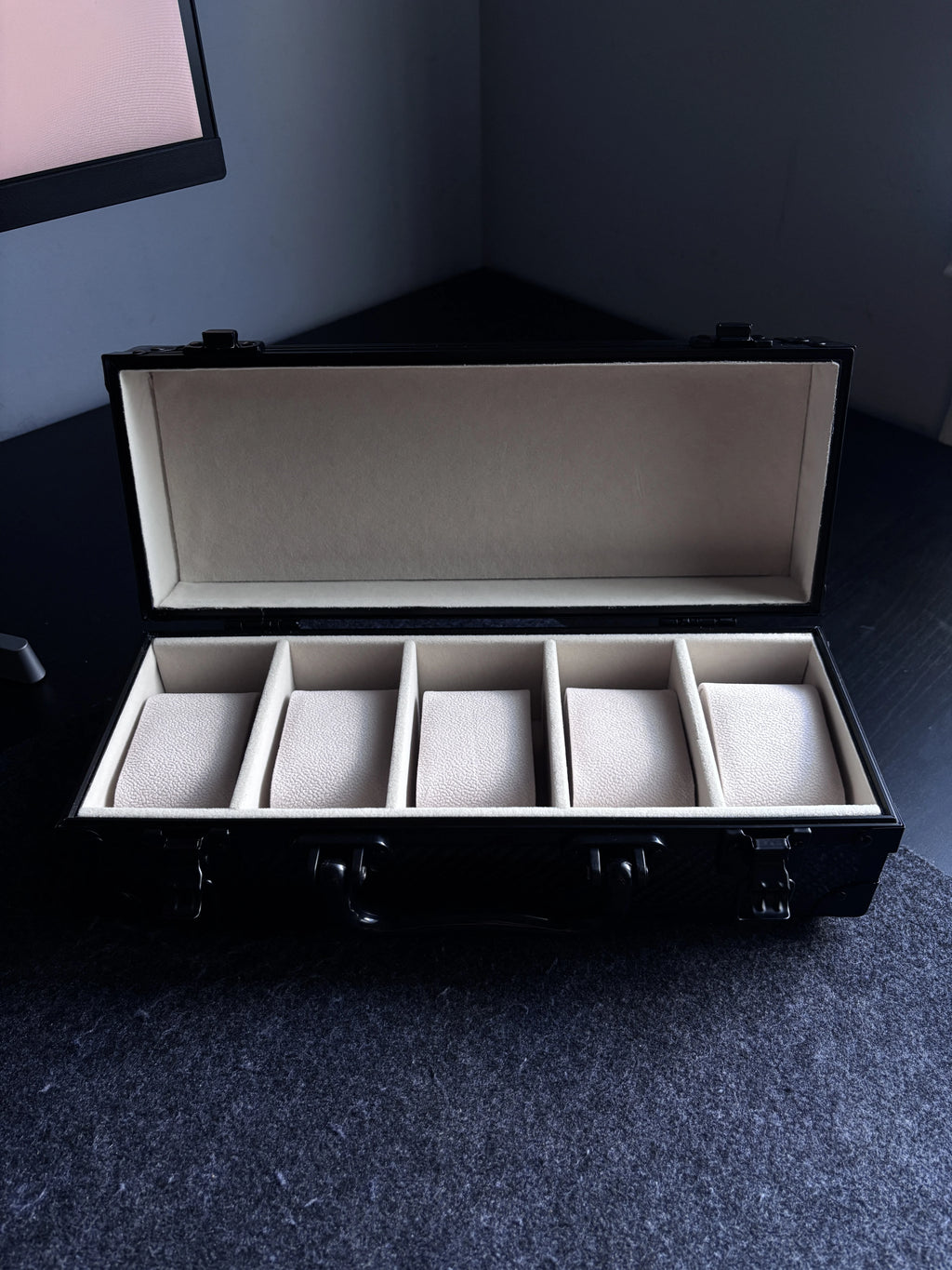 Carbon Fiber Watch Box · Monza