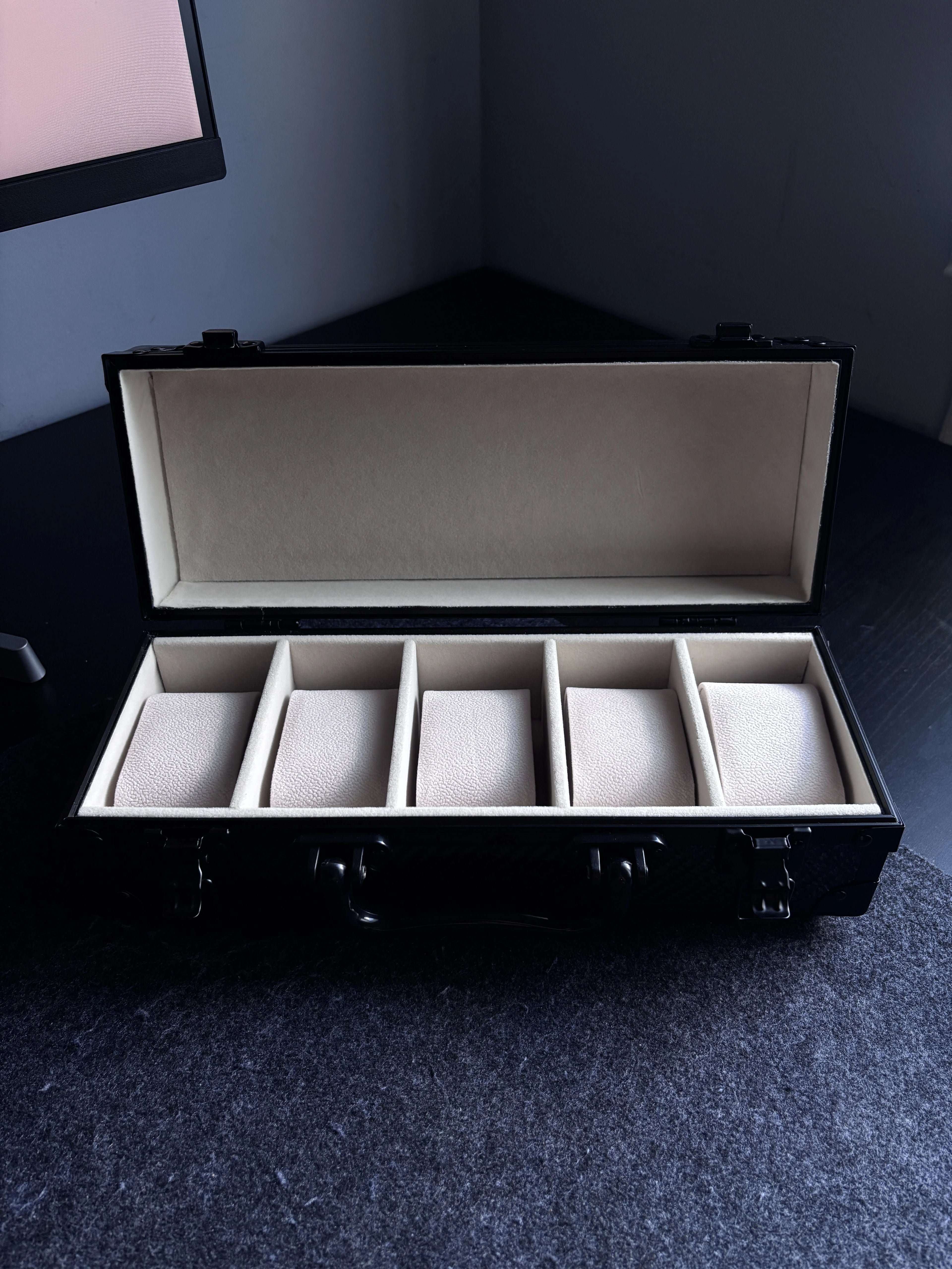 Carbon Fiber Watch Box · Monza
