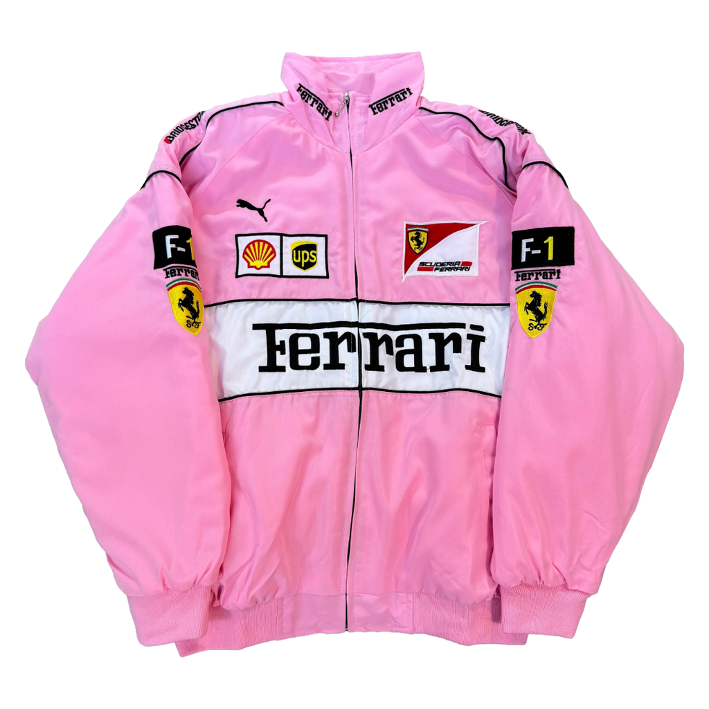 Vintage Pink Scuderia Frrari Jacket