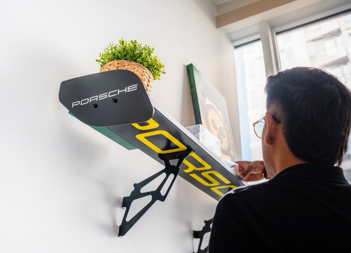 💚 THE OG Black Coloured Txt Spoiler Shelf