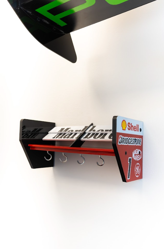🔥 ApexGrid Spoiler Shelf – Racing Keyholder