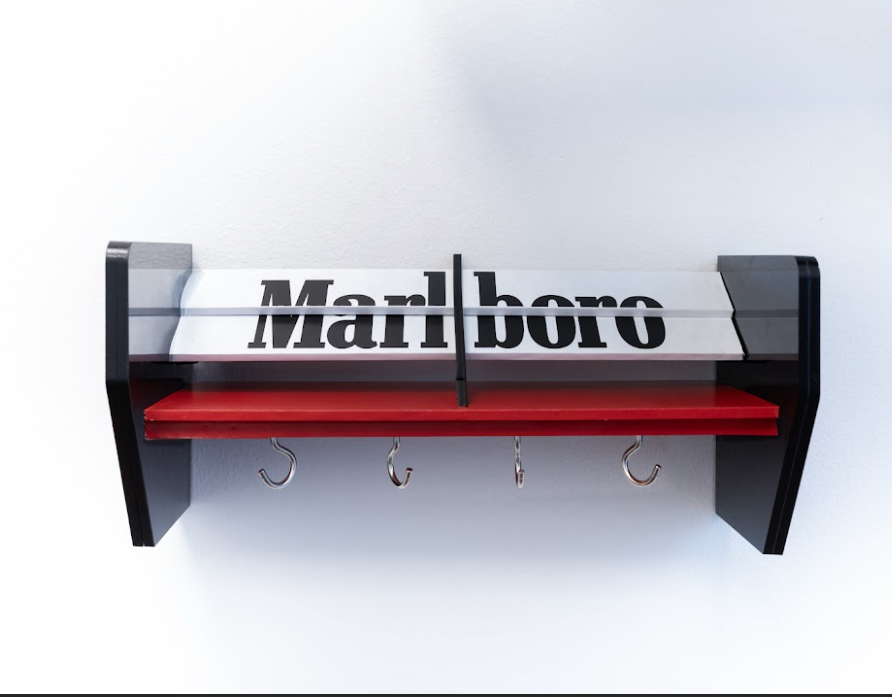 🔥 ApexGrid Spoiler Shelf – Racing Keyholder