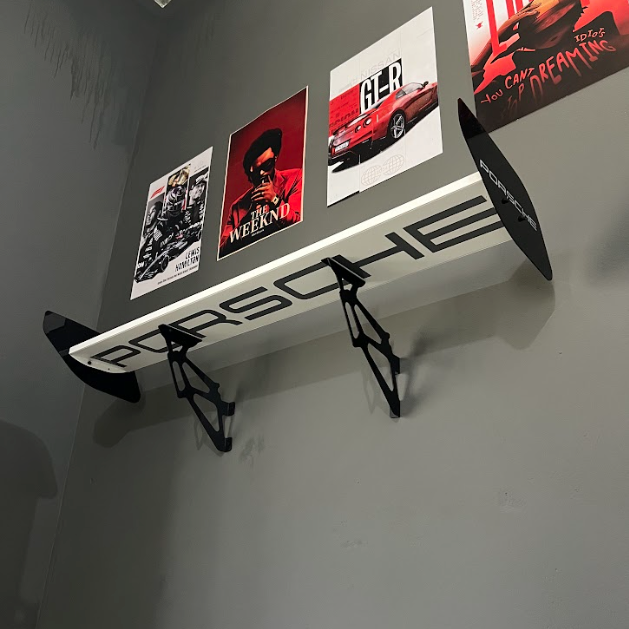 🤍 THE OG WHITE Spoiler Shelf — With txt
