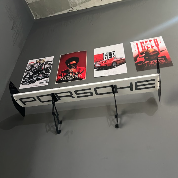 🤍 THE OG WHITE Spoiler Shelf — With txt