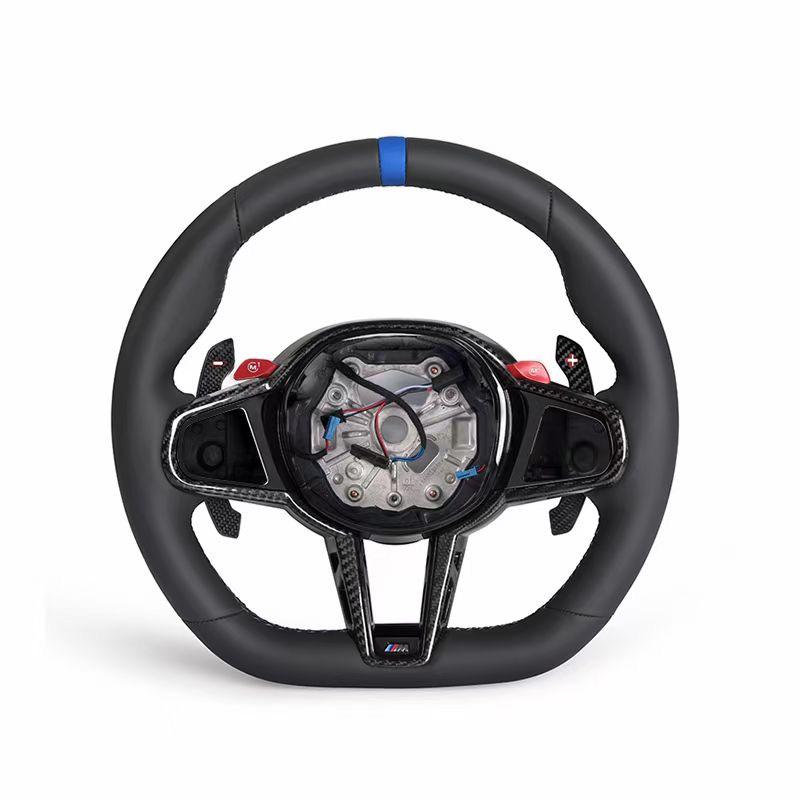 2025 LCI Steering Wheel w/ Carbon Fiber Trim Complete Replacement- BMW G Chassis