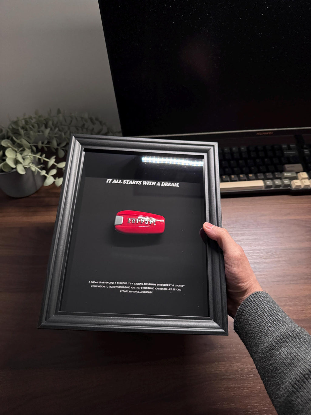 "It All Starts With A Dream" Frame - Ferrari Edition
