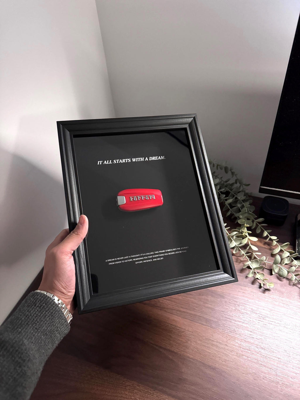 "It All Starts With A Dream" Frame - Ferrari Edition