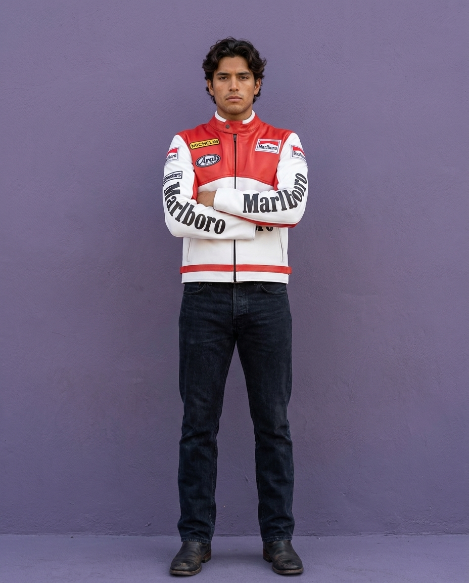 Mrlboro Racing Leather Jacket