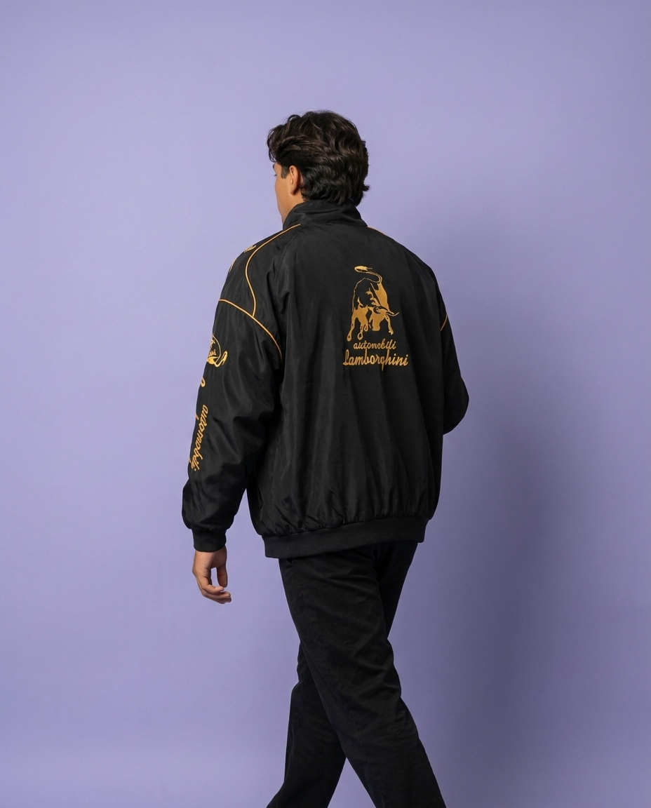 Automobili Vintage Lmborghini Racing Jacket